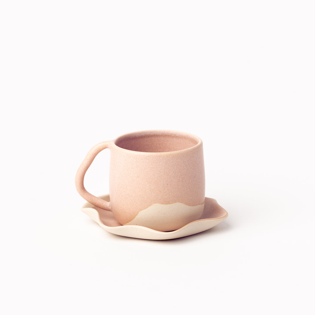 evelin cup in dusty rose color size small studio mache