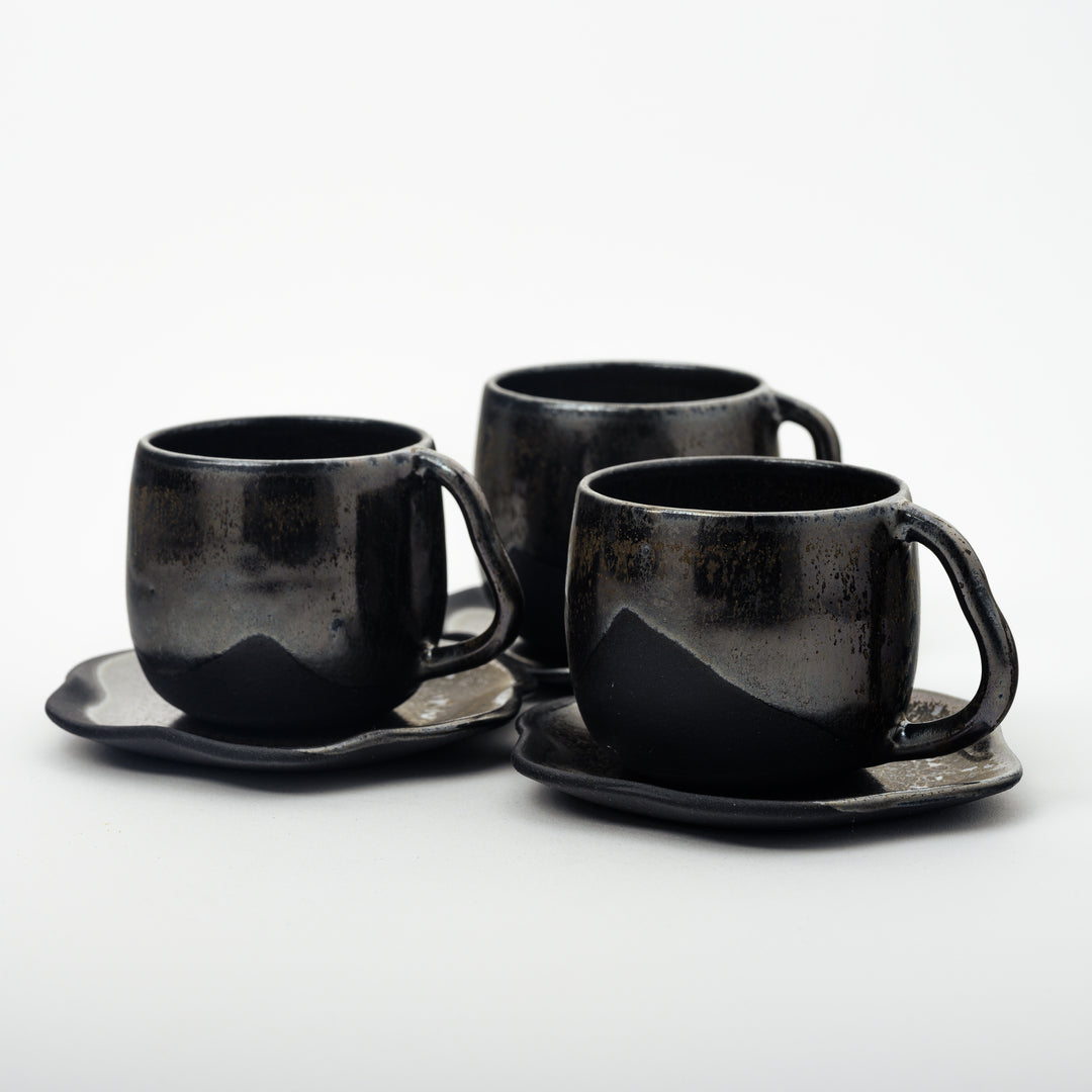 studio mache evelin cups black color