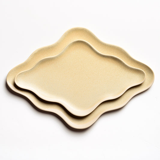 Krožniki Vivijana Rumeno-zeleni