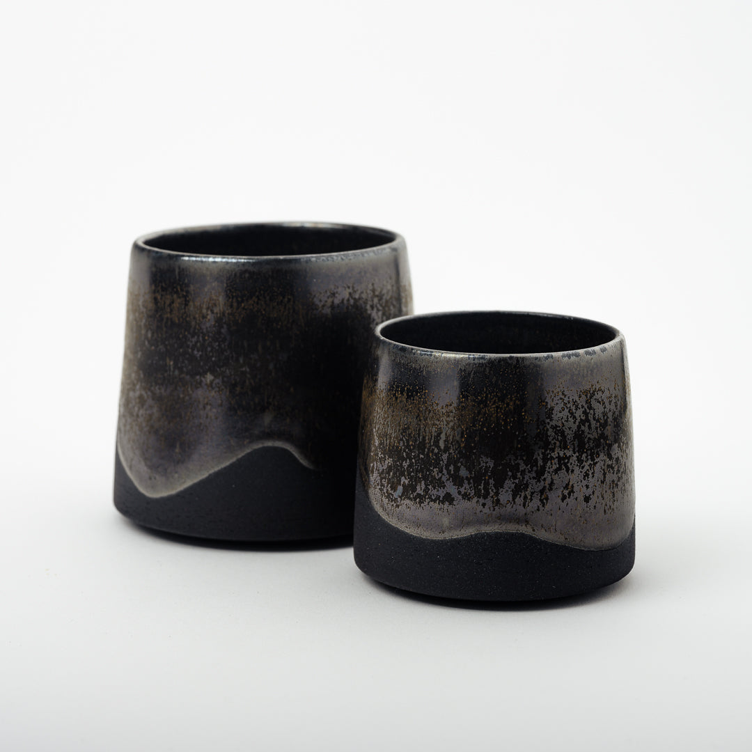 Skodelica Liana - črna metal